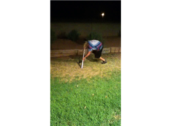 Longest Time Running In Circles With Forehead Holding Baseball Bat To The Ground