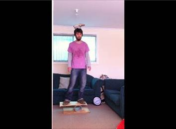 Longest Time To Balance An Upside-Down Shoe On Top Of Head