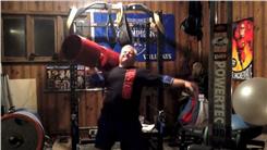 Most Consecutive Reps Pressing A 95-Pound Big Red Dumbbell (Right Arm)