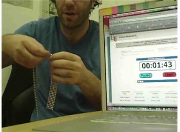 Fastest Time To Make A Cube Out Of A Pile Of Buckyballs