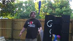 Most Reverse Shoulder Throws While Juggling Three Baseball Bats