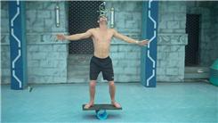 Longest Time Swallowing A Sword While Balanced On A Rola Bola