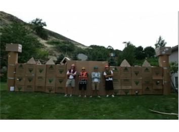 Largest Cardboard Fort