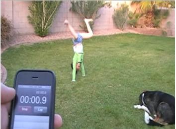 Most Cartwheels In 30 Seconds