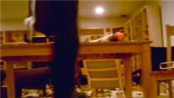 Most One-Legged Jumps On A Mini-Trampoline