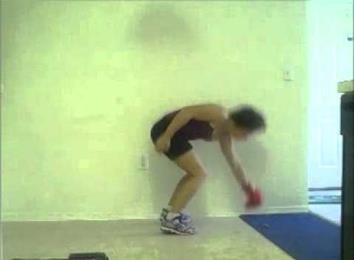 Most One-Armed Burpee Exercises In Two Minutes While Wearing A Boxing Glove
