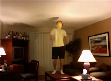 Most Catches While Juggling A Paper Towel Roll And Standing On A Table