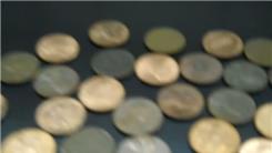 Tallest Penny Tower Stacked With Right Hand In 30 Seconds
