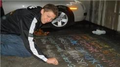 Most Words Written In A Parking Spot