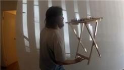 Longest Time Balancing A Chess Board On A TV Tray On Two Fingers