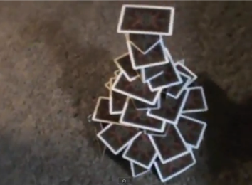 Tallest Circle Stack Tower Using One Deck