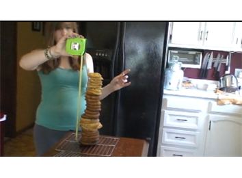 Tallest Homemade Cookie Tower