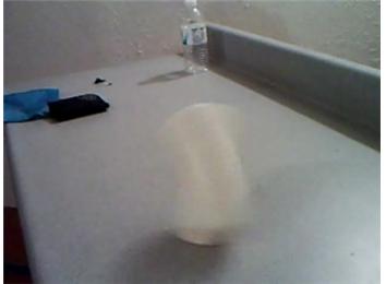 Longest Plastic Cup Spin