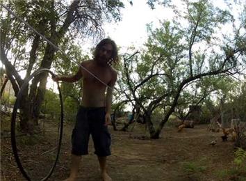 Lowest Hula Hooping Limbo