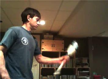 Most Times Flipping A Juggling Club In 30 Seconds