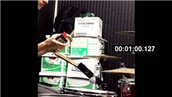 Fastest Time To Solve Rubik's Cube While Playing  The Drums
