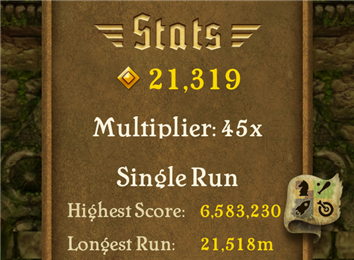 Furthest Distance Run In A Single Game Of 