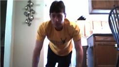 Fastest Time To Make 20 Catches Juggling Three Balls After Completing 20 Fingertip Push-Ups