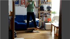 Most Consecutive One-Hand Devil Stick Rotations While Balancing On A Rola Bola