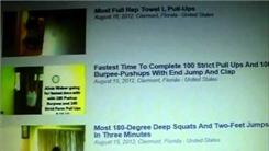 Most Total Body Exercise Records Set In Seven Consecutive Days