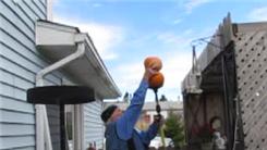 Longest Time To Balance Two Pumpkins On Top Of A Pole On Chin