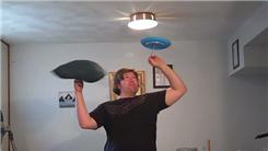 Most Spinning Plate Curls While Spinning A Pillow