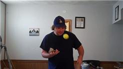 Most Triple Charlier Card Cuts Performed While Bouncing A Tennis Ball On Alternating Sides Of A Tennis Racket