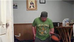 Most Consecutive Bounces Dribbling Two Basketballs In One Hand In One Minute