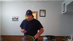 Most Thumb Cuts Performed While Bouncing A Tennis Ball On Alternating Sides Of A Tennis Racket