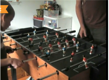 Longest Father-Son Game Of Table Football