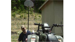 Most Basketball Shots Made In One Minute While Sitting On A Four Wheeler 