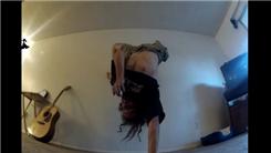 Longest Time Standing On One Hand While Balancing An Egg On Spoon Held In Mouth