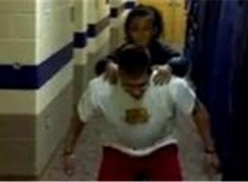 Most Hopscotch Hops In 30 Seconds While Piggybacking An Adult
