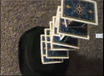Most Cards Stacked On A Top Hat