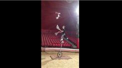 Most Clubs Juggled While Riding A Unicycle