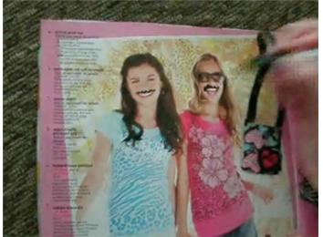 Most Justice Catalogue Models Mustached In One Minute