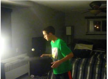 Most Consecutive Table Tennis Ball Bounces  Using Computer Keyboard As Paddle