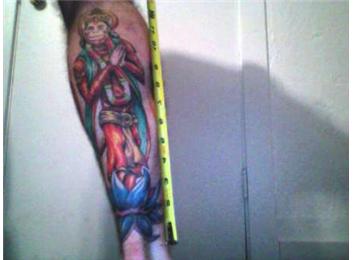 Longest Hanuman Tattoo