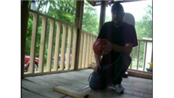 Most Left-Handed Behind-The-Back Shots Made On A Little Tikes Basketball Hoop In One Minute