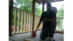 Most Right-Handed Behind-The-Back Shots Made Into A Little Tikes Basketball Hoop In One Minute