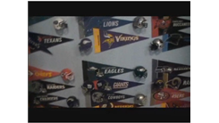 Largest Miniature Football Helmet Collection