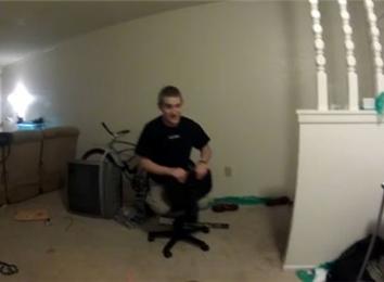 Most Spins In 30 Seconds While Kneeling In An Office Chair 