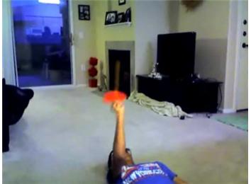Most Consecutive Table Tennis Ball Bounces While Lying Down And Wearing Sunglasses