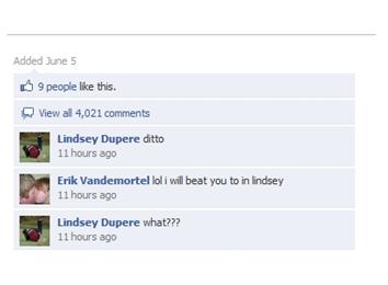 Longest Comment Thread On A Facebook Photo