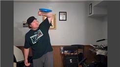 Most Consecutive One-Handed Curls With A Spinning Plate On Top Of A Stick In 30 Seconds