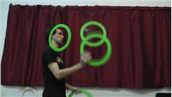 Most Ear-Ring Flips In One Minute While Juggling Three Rings