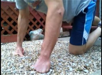 Most Consecutive Knuckle Push-Ups On A Rock Bed 