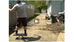 Farthest Distance To Throw A Rubber Band While On A Rola Bola