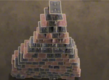 Tallest Quadruple Side-Supported Stack Of Cards