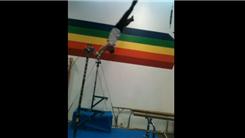 Most Consecutive Strapped Giants On A Gymnastics Horizontal Bar